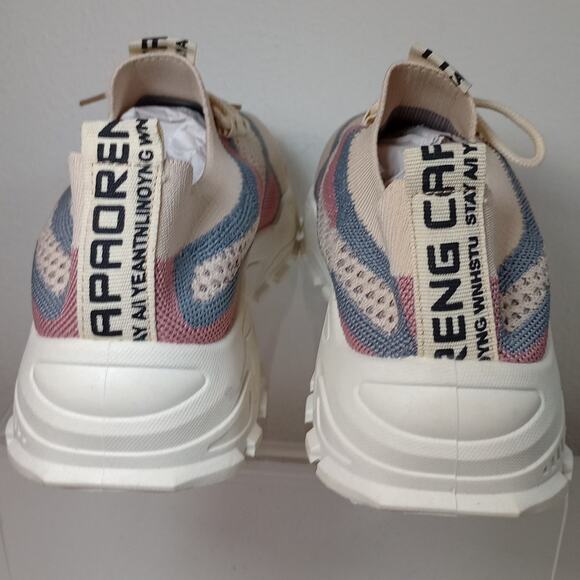 Women's Mesh Platform Sneakers Casual Lace Up Outdoor Shoes Size EU 40 US 8.5 - Picture 2 of 9